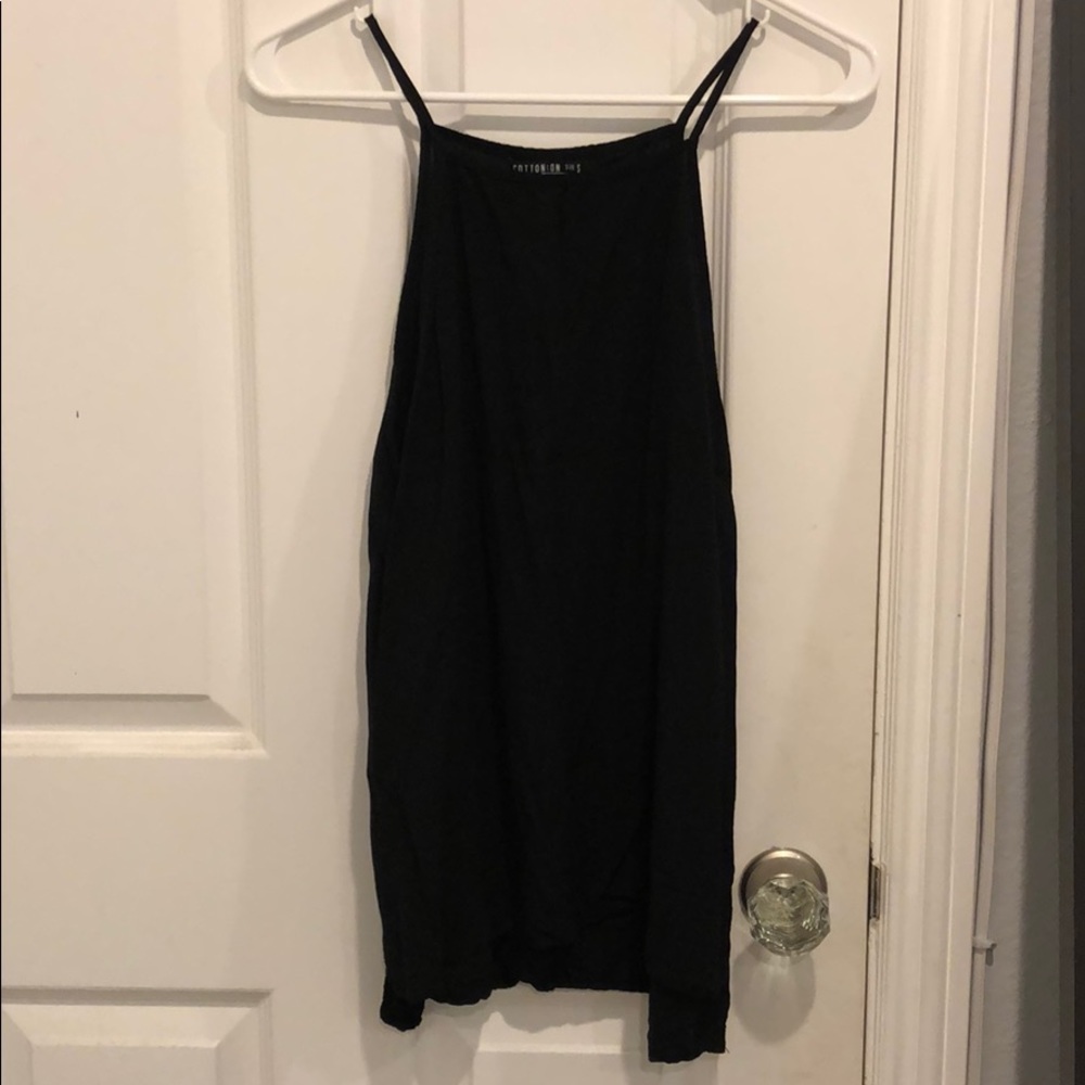 High neck tank top
